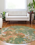Addison Rugs Jaelion Green Washable Indoor-Outdoor Rug
