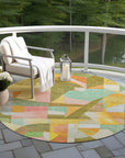 Addison Rugs Jaelira Gold Washable Indoor-Outdoor Rug