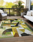 Addison Rugs Jaelira Green Washable Indoor-Outdoor Rug