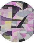 Addison Rugs Jaelira Purple Washable Indoor-Outdoor Rug