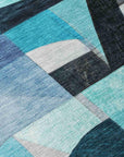 Addison Rugs Jaelira Teal Washable Indoor-Outdoor Rug