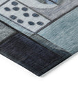 Addison Rugs Jaelius Blue Washable Indoor-Outdoor Rug