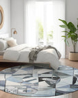 Addison Rugs Jaelius Blue Washable Indoor-Outdoor Rug