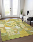 Addison Rugs Jaelius Fern Washable Indoor-Outdoor Rug