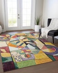 Addison Rugs Jaelius Gold Washable Indoor-Outdoor Rug