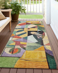 Addison Rugs Jaelius Gold Washable Indoor-Outdoor Rug