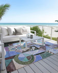Addison Rugs Jaelius Green Washable Indoor-Outdoor Rug