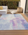 Addison Rugs Jaelor Blue Washable Indoor-Outdoor Rug