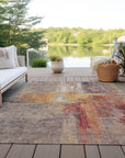 Addison Rugs Jaelor Brown Washable Indoor-Outdoor Rug