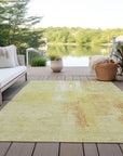 Addison Rugs Jaelor Gold Washable Indoor-Outdoor Rug