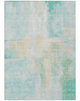 Addison Rugs Jaelor Teal Washable Indoor-Outdoor Rug