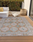 Addison Rugs Jaelora Orange Washable Indoor-Outdoor Rug