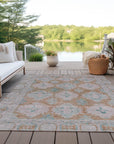 Addison Rugs Jaelora Orange Washable Indoor-Outdoor Rug