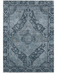 Addison Rugs Kaelanor Navy Washable Indoor-Outdoor Rug