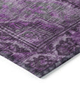 Addison Rugs Kaelanor Purple Washable Indoor-Outdoor Rug