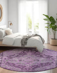 Addison Rugs Kaelanor Purple Washable Indoor-Outdoor Rug