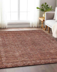 Addison Rugs Kaelara Orange Washable Indoor-Outdoor Rug