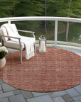Addison Rugs Kaelara Orange Washable Indoor-Outdoor Rug