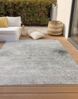 Addison Rugs Kaelas Gray Washable Indoor-Outdoor Rug