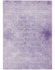 Addison Rugs Kaelas Purple Washable Indoor-Outdoor Rug