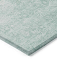 Addison Rugs Kaelas Teal Washable Indoor-Outdoor Rug