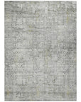 Addison Rugs Kaelien Gray Washable Indoor-Outdoor Rug