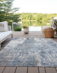 Addison Rugs Kaelion Blue Washable Indoor-Outdoor Rug