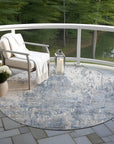 Addison Rugs Kaelion Blue Washable Indoor-Outdoor Rug