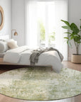 Addison Rugs Kaelion Green Washable Indoor-Outdoor Rug