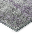 Addison Rugs Kaelion Purple Washable Indoor-Outdoor Rug