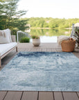 Addison Rugs Kaelira Blue Washable Indoor-Outdoor Rug