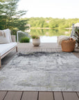 Addison Rugs Kaelira Gray Washable Indoor-Outdoor Rug