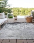 Addison Rugs Kaelira Gray Washable Indoor-Outdoor Rug
