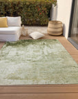 Addison Rugs Kaelira Green Washable Indoor-Outdoor Rug
