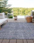 Addison Rugs Kaelora Blue Washable Indoor-Outdoor Rug