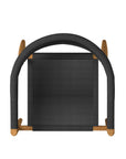 HiTeak Klint Teak Stackable Rope Patio Dining Armchair 4PC