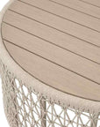 Knit Round Outdoor Coffee Table