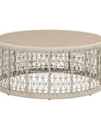 Knit Round Outdoor Coffee Table