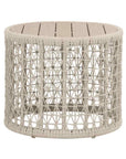 Knit Round Outdoor End Table