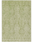 LOOMLAN Rugs Krymera Green Washable Indoor-Outdoor Rug
