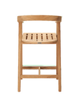 HiTeak La Costa Patio Barrel Back Counter Height Armchair