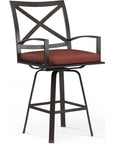 Sunset West La Jolla Sunbrella Swivel Outdoor Barstool