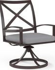 Sunset West La Jolla Swivel Outdoor Dining Chair 2PC
