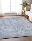 Addison Rugs Laeanor Blue Washable Indoor-Outdoor Rug