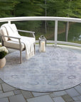 Addison Rugs Laeanor Blue Washable Indoor-Outdoor Rug