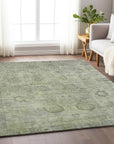 Addison Rugs Laeanor Green Washable Indoor-Outdoor Rug