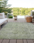 Addison Rugs Laeanor Green Washable Indoor-Outdoor Rug