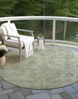 Addison Rugs Laeanor Green Washable Indoor-Outdoor Rug