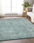 Addison Rugs Laeanor Teal Washable Indoor-Outdoor Rug