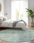 Addison Rugs Laeanor Teal Washable Indoor-Outdoor Rug